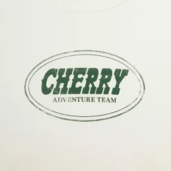 Cherry Women'S-Adventure Team Baby Tee (White)