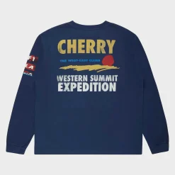 Cherry Tees & Long Sleeves-Adventure Team L/S T-Shirt (Navy)
