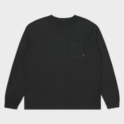 Cherry Tees & Long Sleeves-American Classic Pocket L/S T-Shirt (Vintage Black)