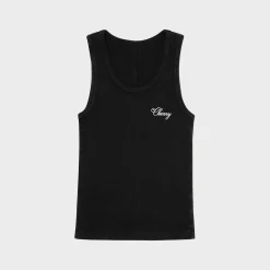Cherry Women'S-American Classic Tank Top (Vintage Black)