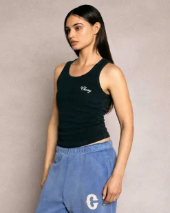 Cherry Women'S-American Classic Tank Top (Vintage Black)