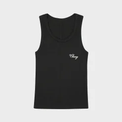 Cherry Women'S-American Classic Tank Top (Black)