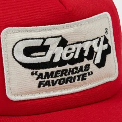 Cherry Headwear-America'S Favorite Mesh Trucker (Red)