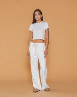 Cherry Women'S-Basic Baby Tee (White)