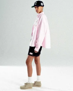 Cherry Shirting-Big Oxford Shirt (Pink)