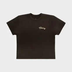 Cherry Women'S-Built To Love Thermal Baby Tee (Espresso)