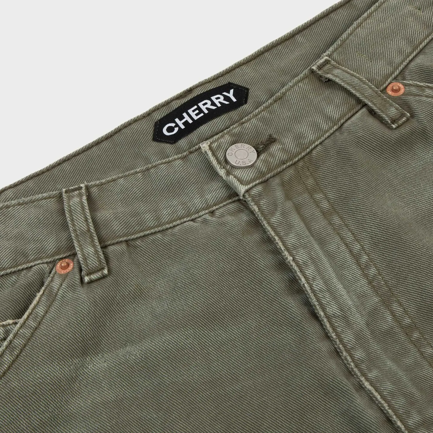 Cherry Pants-Canvas Double Knee (Vintage Olive)
