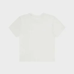 Cherry Women'S-Chain Stitch Baby Tee (Vintage White)