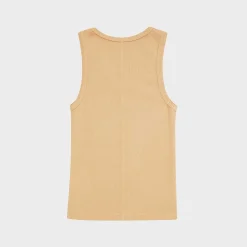 Cherry Women'S-Chain Stitch Tank Top (Gold)