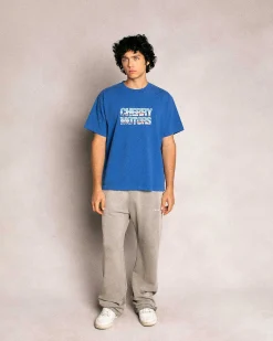 Cherry Tees & Long Sleeves- Motors Boxy Tee (Royal)