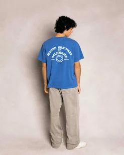 Cherry Tees & Long Sleeves- Motors Boxy Tee (Royal)