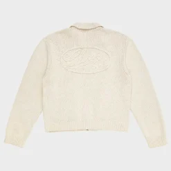 Cherry Jackets-Cotton Knit Club Jacket (Cream)