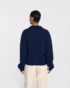 Cherry Jackets-Cotton Knit Club Jacket (Royal Blue)