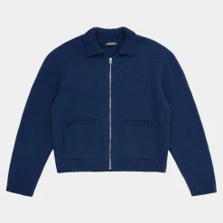 Cherry Jackets-Cotton Knit Club Jacket (Royal Blue)