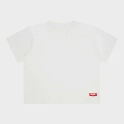 Cherry Tees & Long Sleeves-Escape Boxy Tee (Vintage White)
