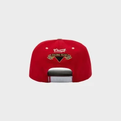 Cherry Headwear-Genuine Draft 5 Panel (Red)