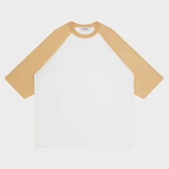 Cherry Tees & Long Sleeves-Hollywood Mile Baseball Tee (Camel)