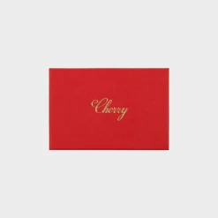 Cherry Accessories-Leather Card Holder (Black)