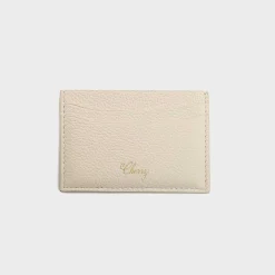Cherry Accessories-Leather Card Holder (Cream)