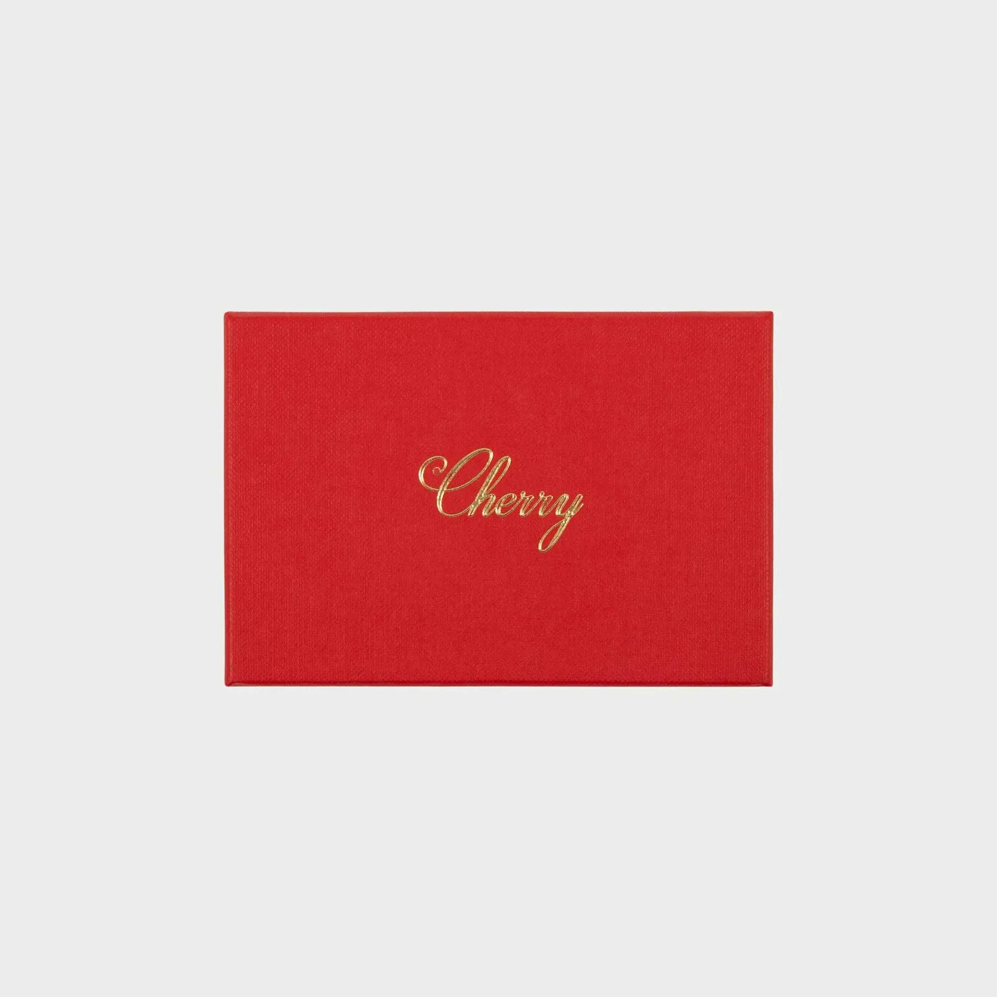 Cherry Accessories-Leather Card Holder (Red)