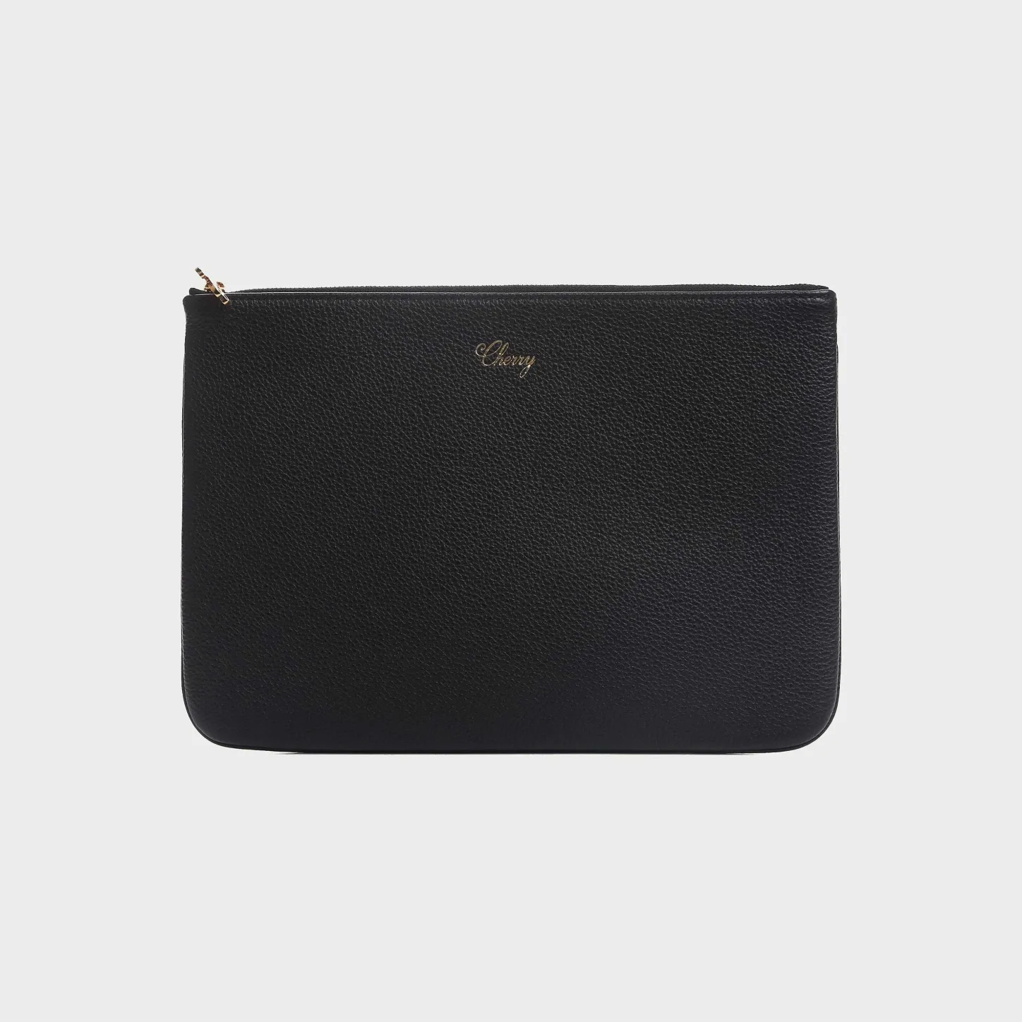 Cherry Accessories-Leather Pouch (Black)