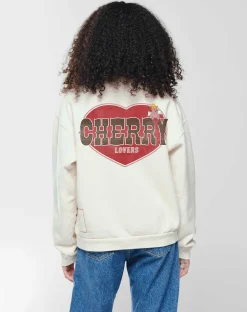 Cherry Sweatshirts-Lovers Crewneck (Cream)