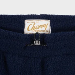 Cherry Sweatpants-Mountain Sherpa Pants (Navy)