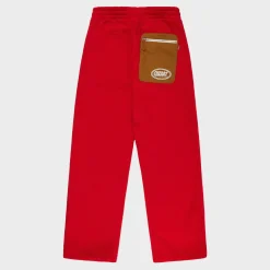 Cherry Sweatpants-Mountain Sherpa Pants (Red)