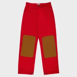 Cherry Sweatpants-Mountain Sherpa Pants (Red)
