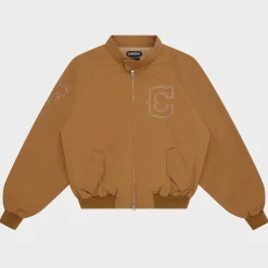 Cherry Jackets-Nylon Championship Jacket (Camel)