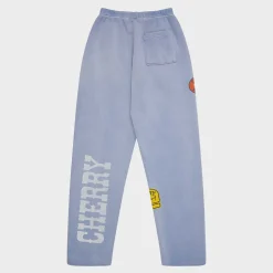 Cherry Sweatpants-Off Road Raw Edge Sweatpants (Dusty Blue)