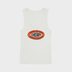 Cherry Women'S-Off Road Tank Top (White)