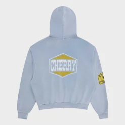 Cherry Sweatshirts-Off Road Zip-Up Hoodie (Dusty Blue)