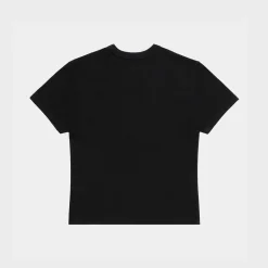 Cherry Women'S-Old English Baby Tee (Black)