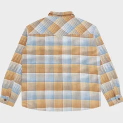 Cherry Shirting-Plaid Overshirt (Beige)