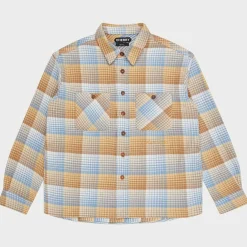Cherry Shirting-Plaid Overshirt (Beige)