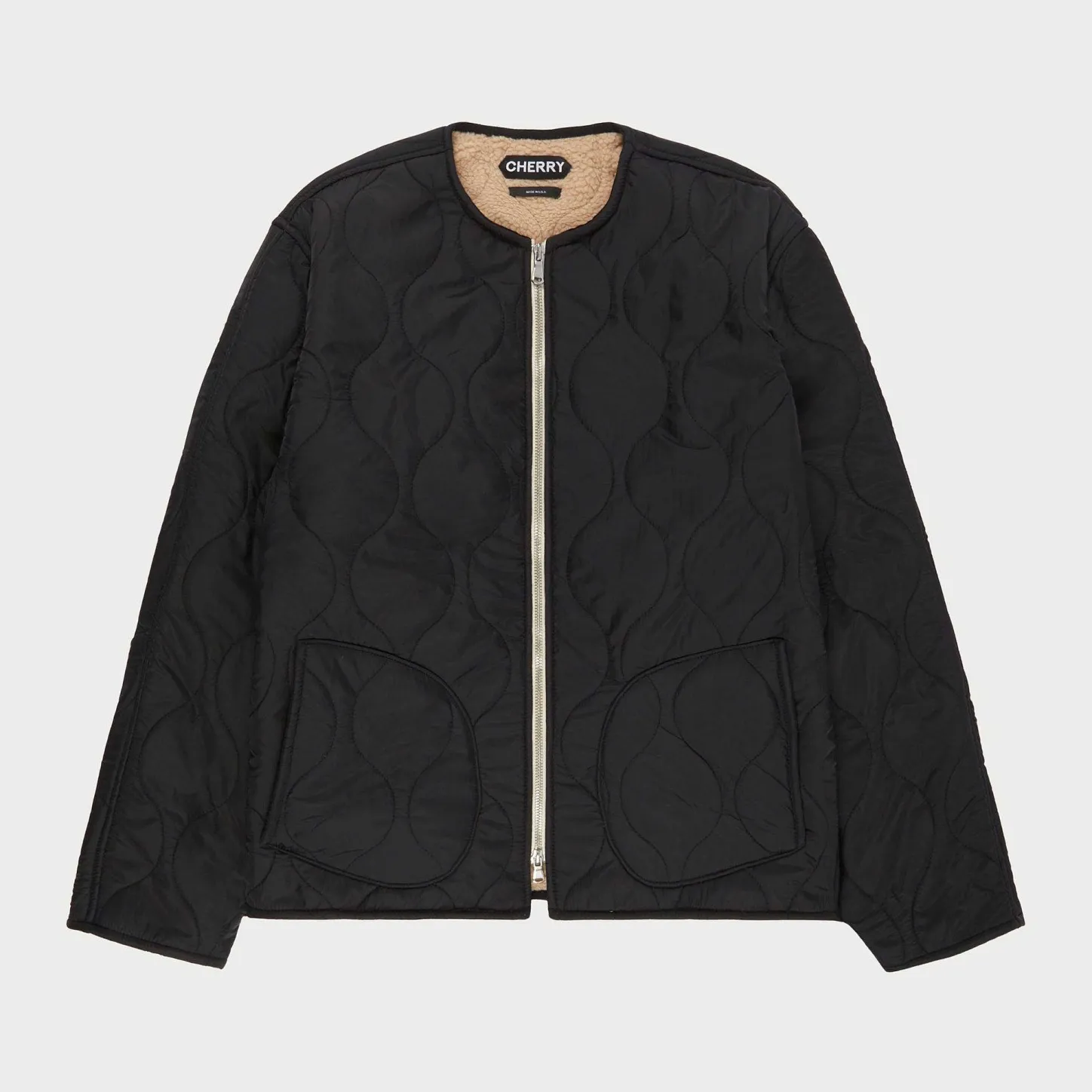 Cherry Jackets-Quilted Shell Jacket (Black)