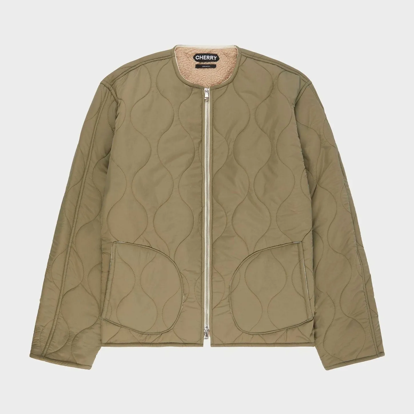 Cherry Jackets-Quilted Shell Jacket (Green)