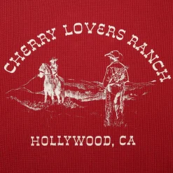 Cherry Tees & Long Sleeves-Ranch Thermal Shirt (Red)
