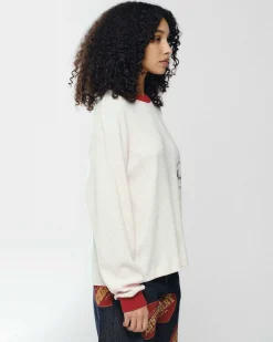 Cherry Tees & Long Sleeves-Ranch Thermal Shirt (Vintage White)