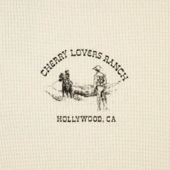 Cherry Tees & Long Sleeves-Ranch Thermal Shirt (Vintage White)
