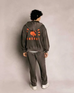 Cherry Sweatpants-Ranch Wear Raw Sweatpants (Espresso)