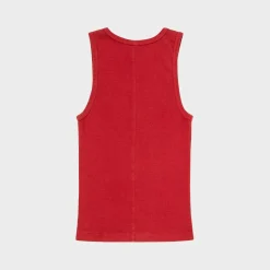 Cherry Women'S-Ranch Wear Tank Top (Vintage Red)