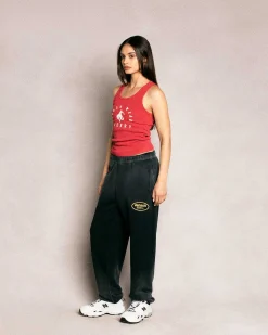 Cherry Women'S-Ranch Wear Tank Top (Vintage Red)