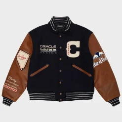 Cherry Jackets-Red Bull Racing Varsity Jacket (Midnight Blue)