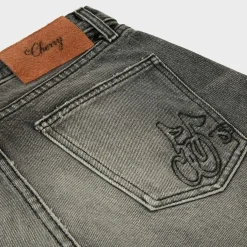 Cherry Pants-Relaxed 5 Pocket Denim (Grey)