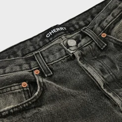 Cherry Pants-Relaxed 5 Pocket Denim (Grey)
