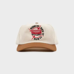 Cherry Headwear-Ride It Rev It 5 Panel (Natural)