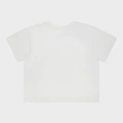 Cherry Women'S-Ride It, Rev It Boxy Baby Tee (White)