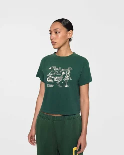 Cherry Women'S-Sedona Boxy Baby Tee (Cactus)